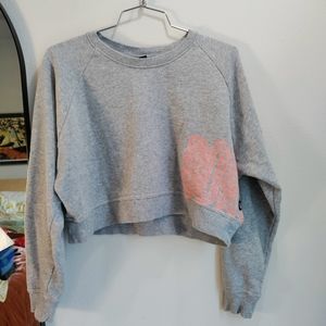 Bonds Crew Neck Crop Sweater Pullover